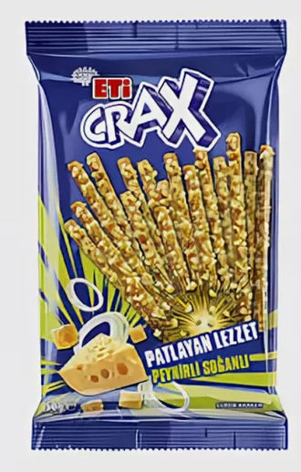 СОЛОМКА ULKER CRAX сыр-лук, 50 ГР