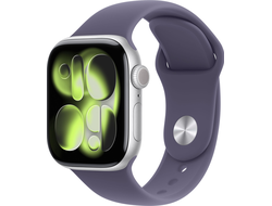 Apple Watch Series 11 42mm Silver Aluminium Case with Purple Fog Sport Band S/M