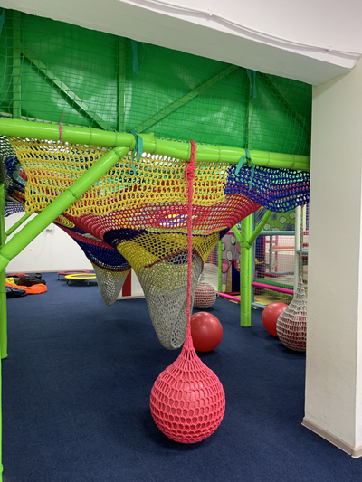 Детский игровой элемент «Красочные сети»