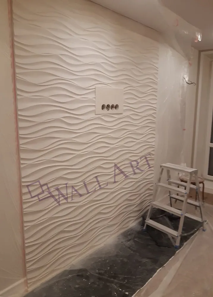 На фото смонтированные панели "Волна Аравийская", г.Москва. Монтаж наш.