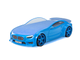 Кровать-машина объемная "BMW" (синий, матрас стандарт)