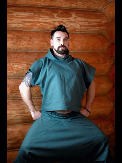 Костюм пар-мастера "Дар Движения" из конопли