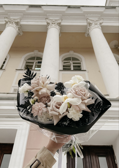 Букет "Чёрная жемчужина"