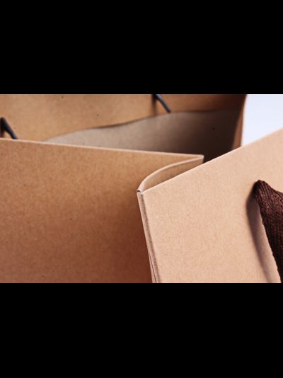 Крафт пакет плотный с веревочной ручкой, 300*300*300мм