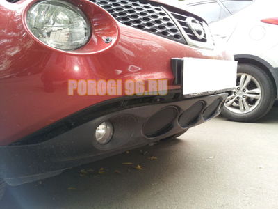 Защита радиатора Nissan Juke 2010-2014 black