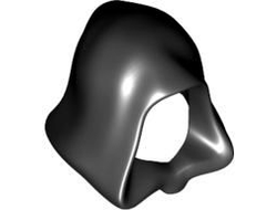 Minifigure, Headgear Hood, Black (30381 / 4124493 / 4277668 / 6014652 / 6016279)