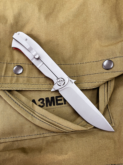 Складной нож Чиж NEXT HD сталь AUS 10,  рукоять G10, цвет красный