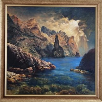 Картина «В царстве древнего вулкана Кара-Даг» 2023 год Мукий В.Д.