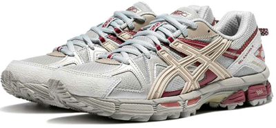 Asics Gel Kahana 8 Grey Bordo Серые с бордовым