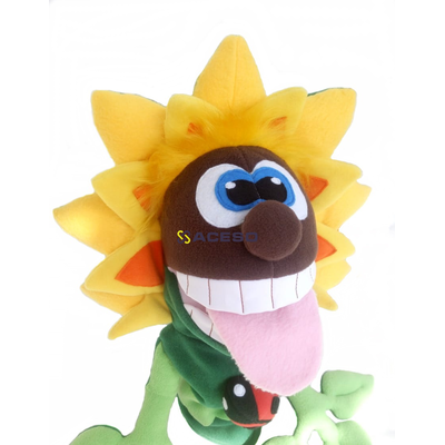 Логопедическая кукла-перчатка Подсолнух большой (управляется рот и язык), 50 см