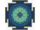 Алмазная мозаика с 5Д элементами Svetleela &quot;Янтра Сатурн &quot; 30*30\40*40 см