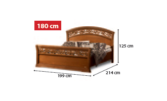 Кровать "Botticelli" с изножьем 180х200 см