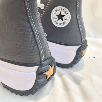 купить высокие кеды Converse Run Star Hike на платформе не дорого A03703C