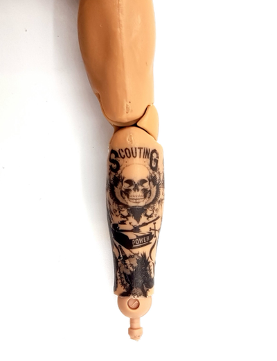 Тело с головой и татуированной рукой 1/6 (FS-73030) - FLAGSET