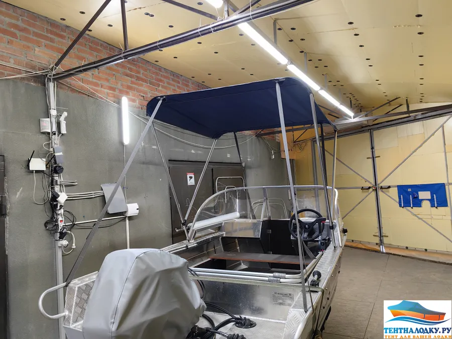 Биминитоп на лодку Вятбот 390