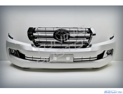 Бампер Toyota Land Cruiser 200 2007-2015 в стиле 2016+