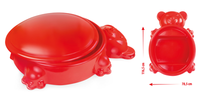 Песочница с крышкой «Слоненок», «Медвежонок» (пластик)