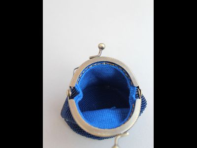 Монетница "Зодиак" Набор для вязания крючком с бисером от Ирины Рудевич - СТРЕЛЕЦ (синий)