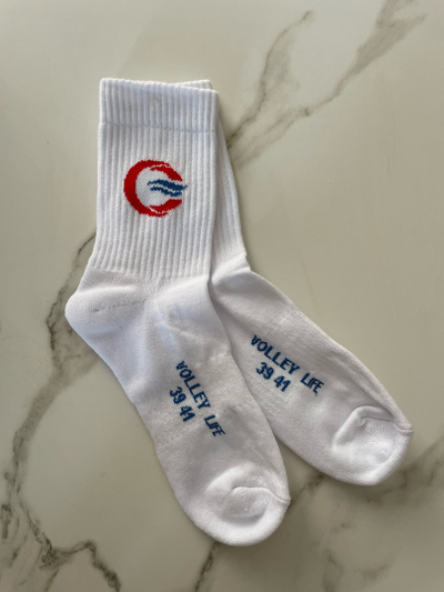 Спортивные носки Volleylife с вашим логотипом  (без махрового следа)