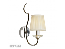 Настенный светильник iLamp Charm W2508-1 Никель+беж