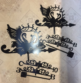 Флюгер на крышу Лебеди