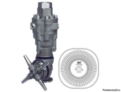 Насадка для мойки емкостей А80 R с гидроприводом; 50 л/мин; 160 бар; (нерж). вход 3/4"г. на шланге