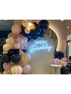 ФОТОЗОНА ИЗ ШАРОВ "HAPPY BIRTHDAY"
