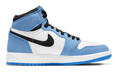 высокие кроссовки Nike Air Jordan 1 Retro High OG University Blue