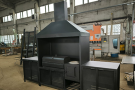 Мангальный комплекс с тумбами