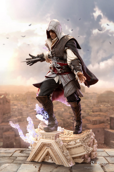 ПОМЯТА КОРОБКА - Эцио Аудиторе (серия Assassin's Creed)  - Коллекционная СТАТУЯ 1/8 Assassin’s Creed Animus Ezio (PA048AC) - PureArts