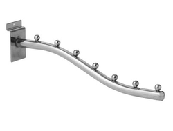 K007 Кронштейн на экономпанель 7 шариков хром