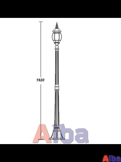 Садово парковый светильник America S 408 w