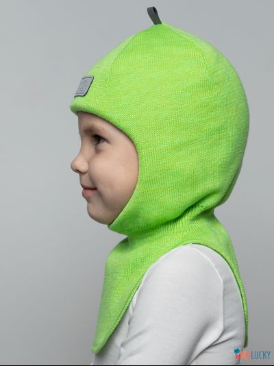 Шапка-шлем &quot;NK&quot;   20101-01, цвет ярко-салатовый р. 52-54