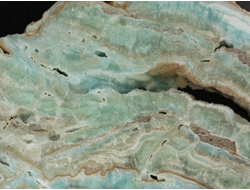 Арагонит голубой, полировка с двух сторон, Африка (203*105*13 мм, 443 г) №37765