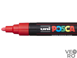 Акриловый Маркер Uni POSCA PC-5M 1,8-2,5мм, овальный наконечник, желтый