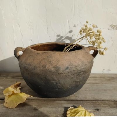 Ваза керамическая для цветов и сухоцветов