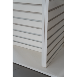 (ЭИАСО0900) Стенд со слотпанелью островной "QUADRO"