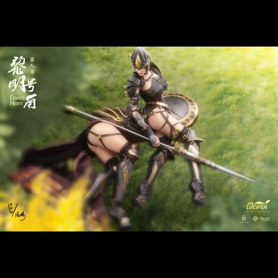 ПОСЛЕ ОБЗОРА - Эльфийка-кентавр - КОЛЛЕКЦИОННАЯ ФИГУРКА 1/6 Centaur Elf - Dawn Horn (LXF2309A) - LUCIFER