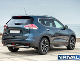 Защита заднего бампера для NISSAN X-TRAIL T32 (2015-н.в.) Rival, Россия