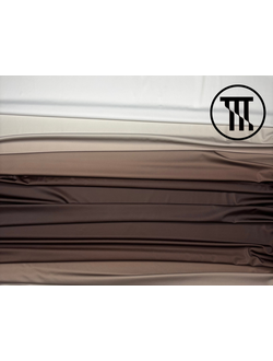 Бифлекс матовый градиент, цв. Темный шоколад + Белый