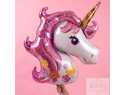 Единорог розовый