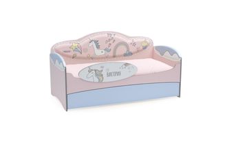 Диван-кровать для девочек Mia Unicorn (с дополнительным спальным местом)