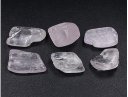 Кунцит (Сподумен), галтовка в ассортименте, Бразилия (12-16 мм, 1-2 г) №27044