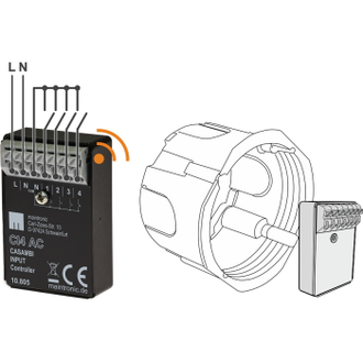 Универсальный контроллер Casambi на 4 входа CI4 AC