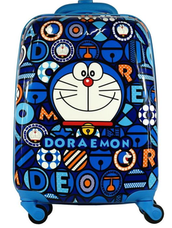 Детский чемодан Дораэмон (Doraemon) синий
