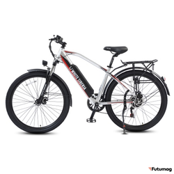 Электровелосипед WHITE SIBERIA CAMRY ALLROAD 500W матовый серебристый