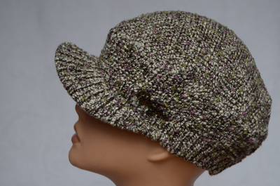 Итальянская вязаная летняя кепка фото