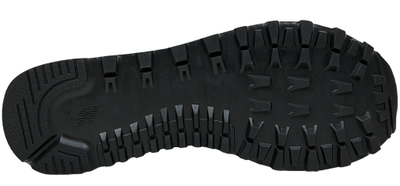 New Balance 574 Black White с мехом