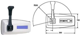 Привод дистанционного управления газом и реверсом SeaStarSolutions «700 SOLT», клавиша трима и защелка нейтрали