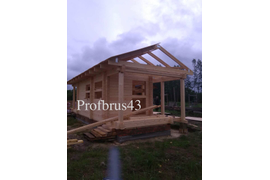 Стройка в Тамбовской области, Моршанский район, пос. Зеленый луг. Хозяйственное помещение из профилированного бруса камерной сушки